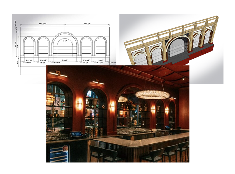 Encore Bar Back Before and After B