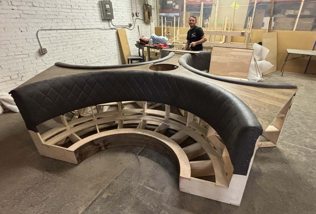 Taza Banquette Upholstery Encore Cleveland Custom Furniture