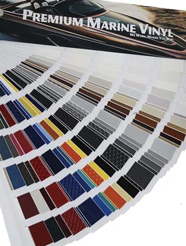 Boat Seat Vinyl Samples